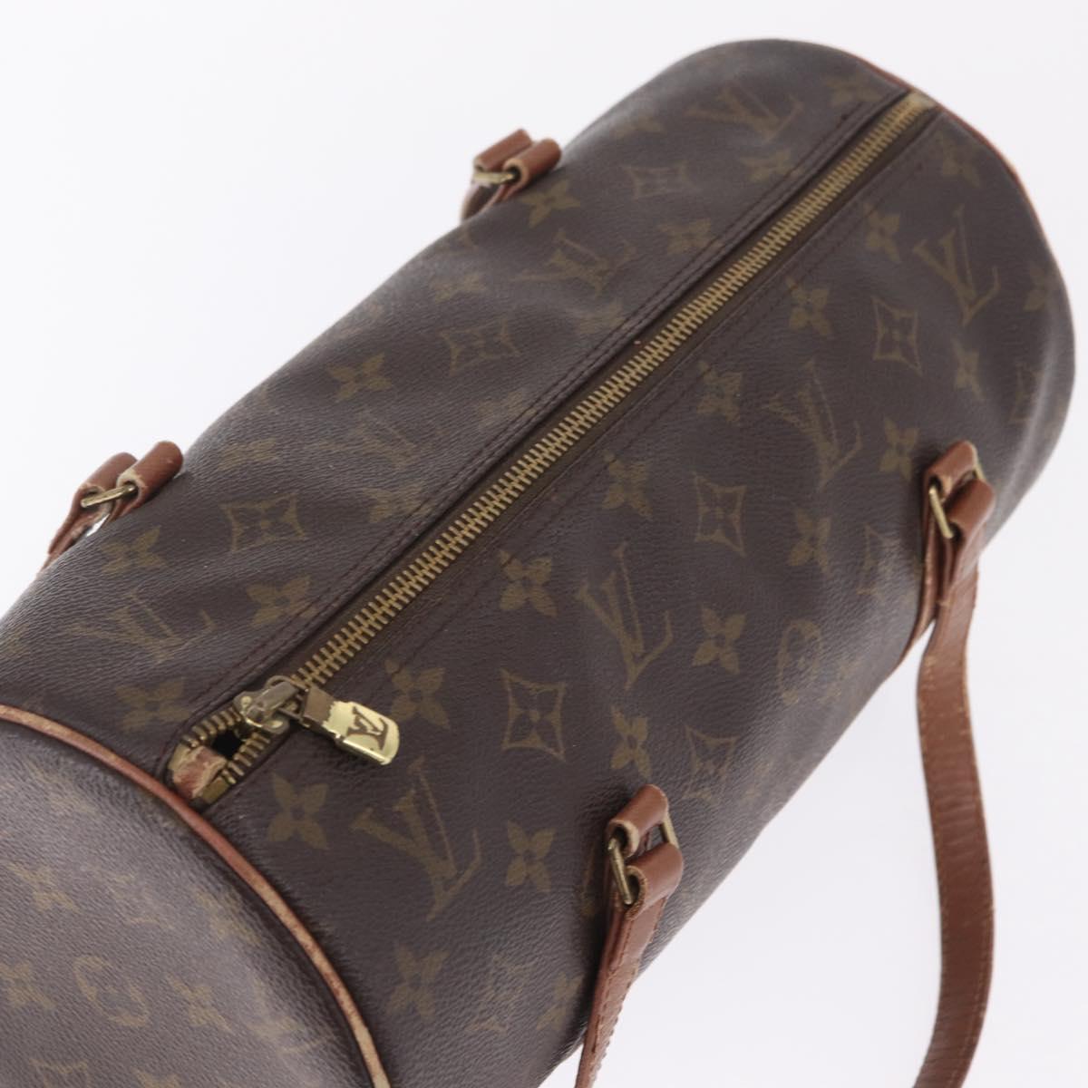 LOUIS VUITTON Monogram Papillon 30 Hand Bag M51365 LV Auth 212957