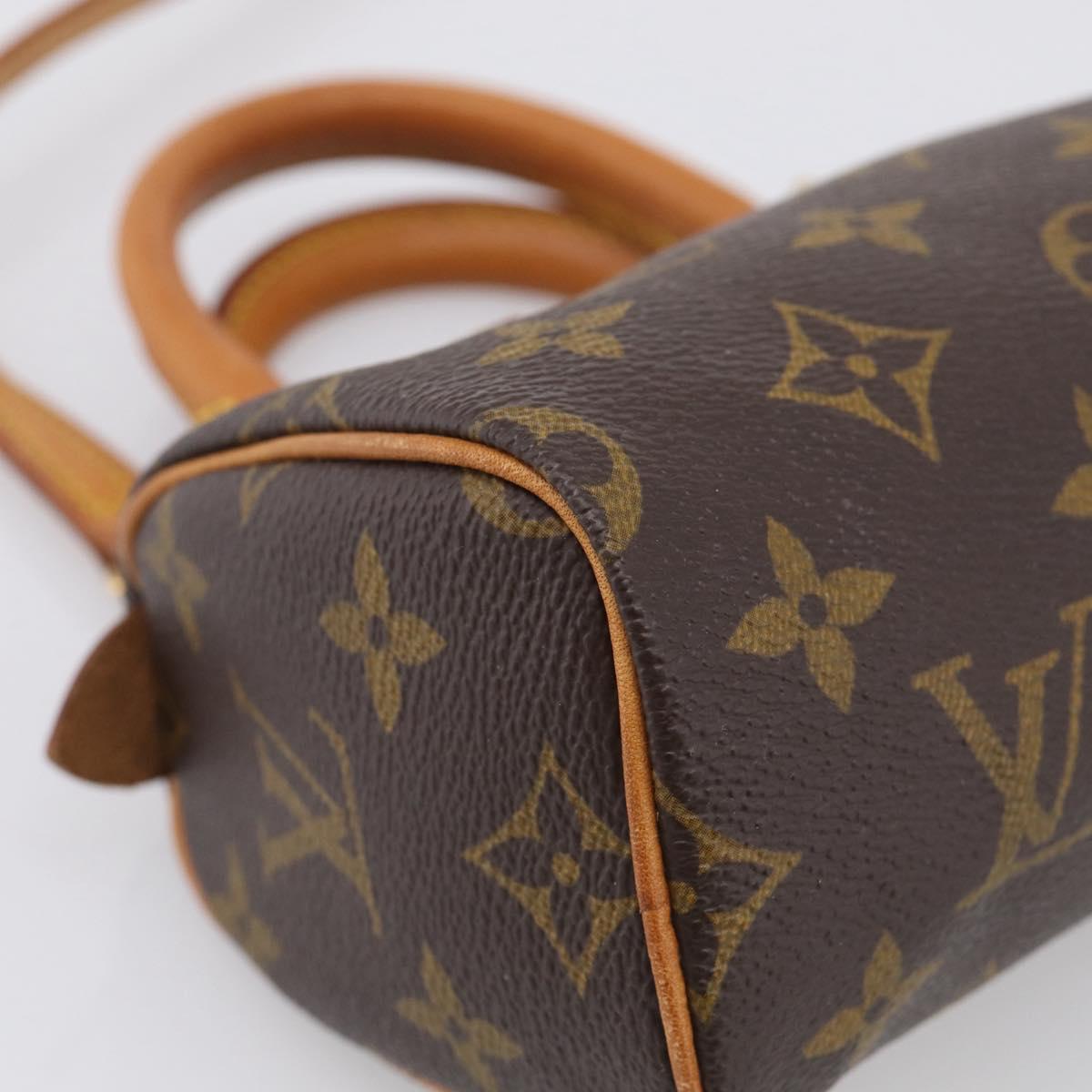 LOUIS VUITTON Monogram Mini Speedy Hand Bag M41534 LV Auth 212958A