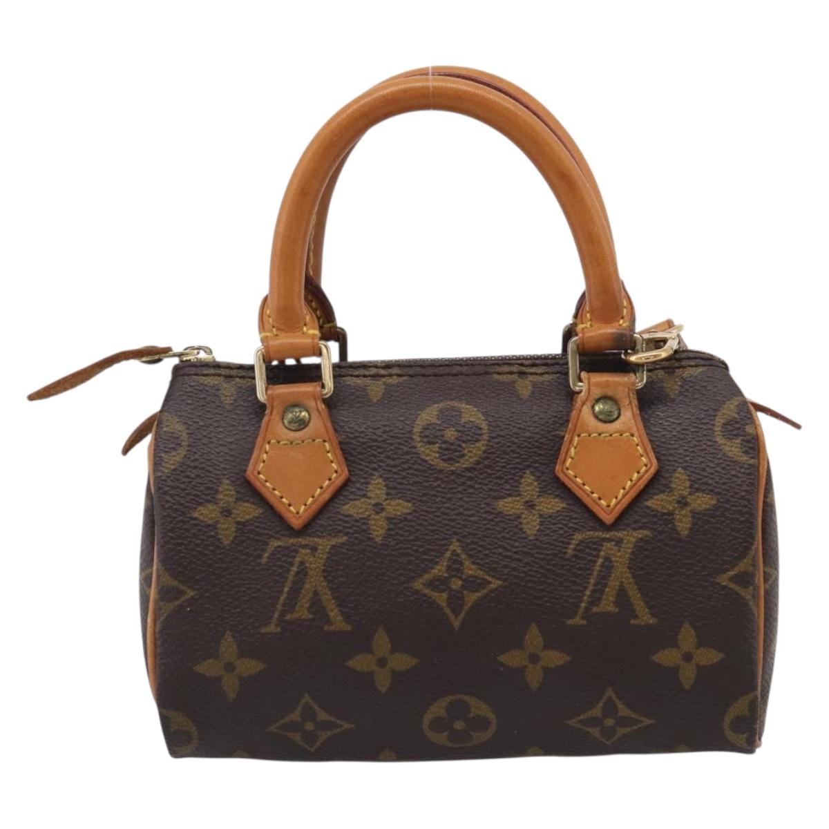 LOUIS VUITTON Monogram Mini Speedy Hand Bag M41534 LV Auth 212958A