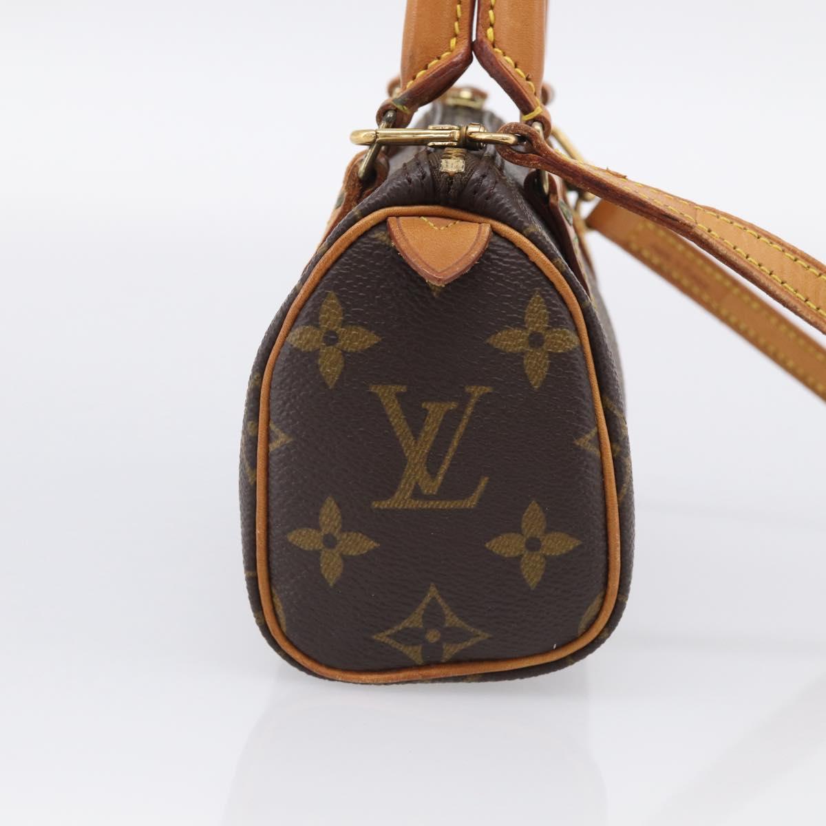 LOUIS VUITTON Monogram Mini Speedy Hand Bag M41534 LV Auth 212958A