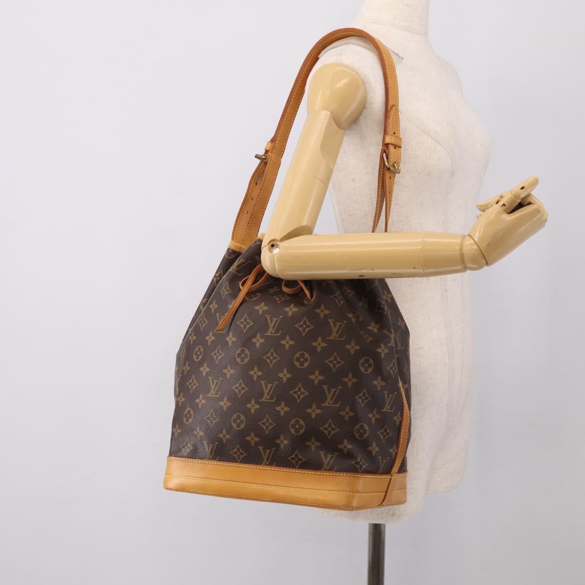 LOUIS VUITTON Monogram Noe Shoulder Bag M42224 LV Auth 212959V