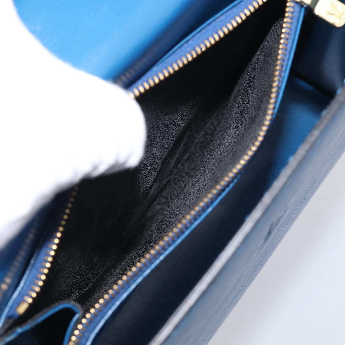 LOUIS VUITTON Epi Malesherbes Hand Bag Blue M52375 LV Auth 212964