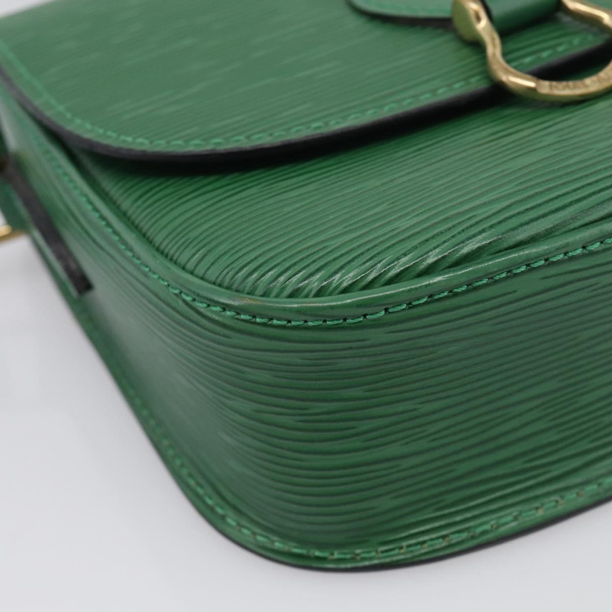 LOUIS VUITTON Epi Saint Cloud PM Shoulder Bag Green M52214 LV Auth 212967A