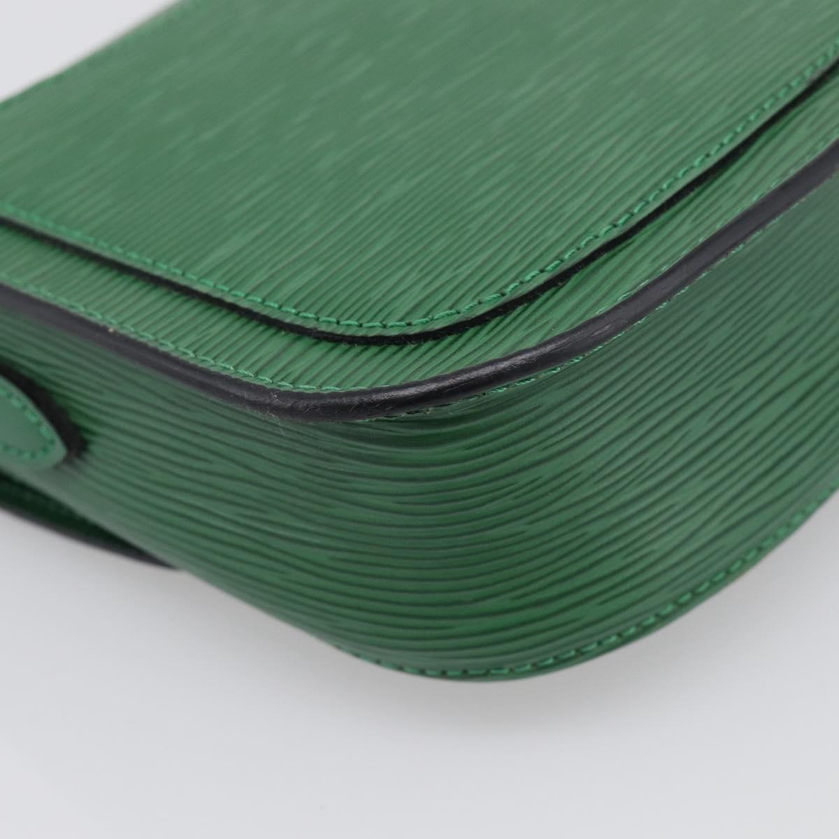LOUIS VUITTON Epi Saint Cloud PM Shoulder Bag Green M52214 LV Auth 212967A