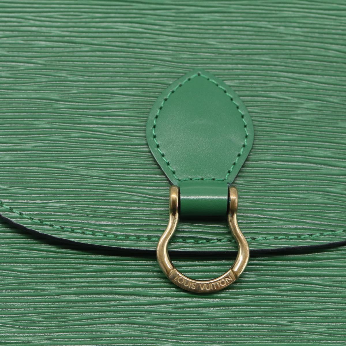LOUIS VUITTON Epi Saint Cloud PM Shoulder Bag Green M52214 LV Auth 212967A