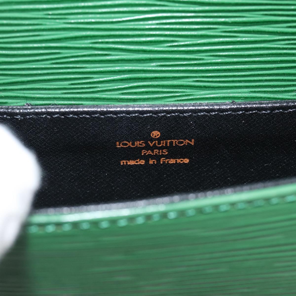 LOUIS VUITTON Epi Saint Cloud PM Shoulder Bag Green M52214 LV Auth 212967A