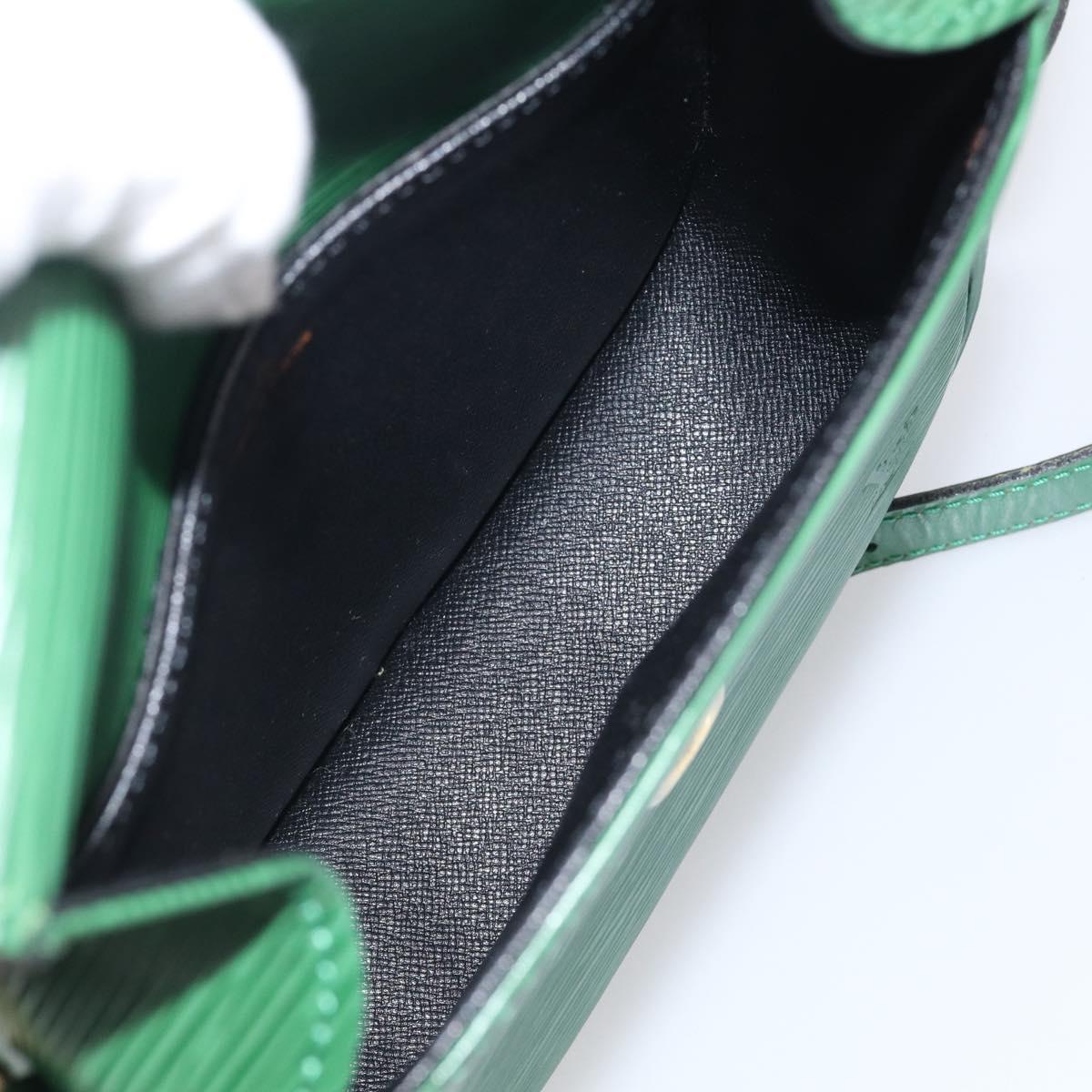 LOUIS VUITTON Epi Saint Cloud PM Shoulder Bag Green M52214 LV Auth 212967A