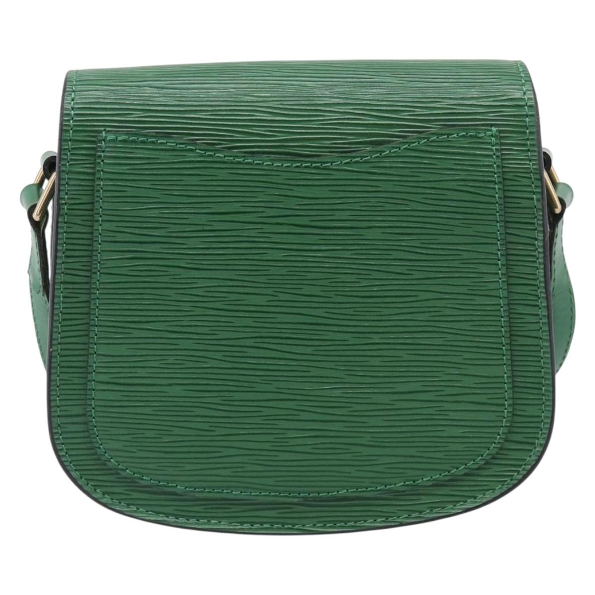 LOUIS VUITTON Epi Saint Cloud PM Shoulder Bag Green M52214 LV Auth 212967A