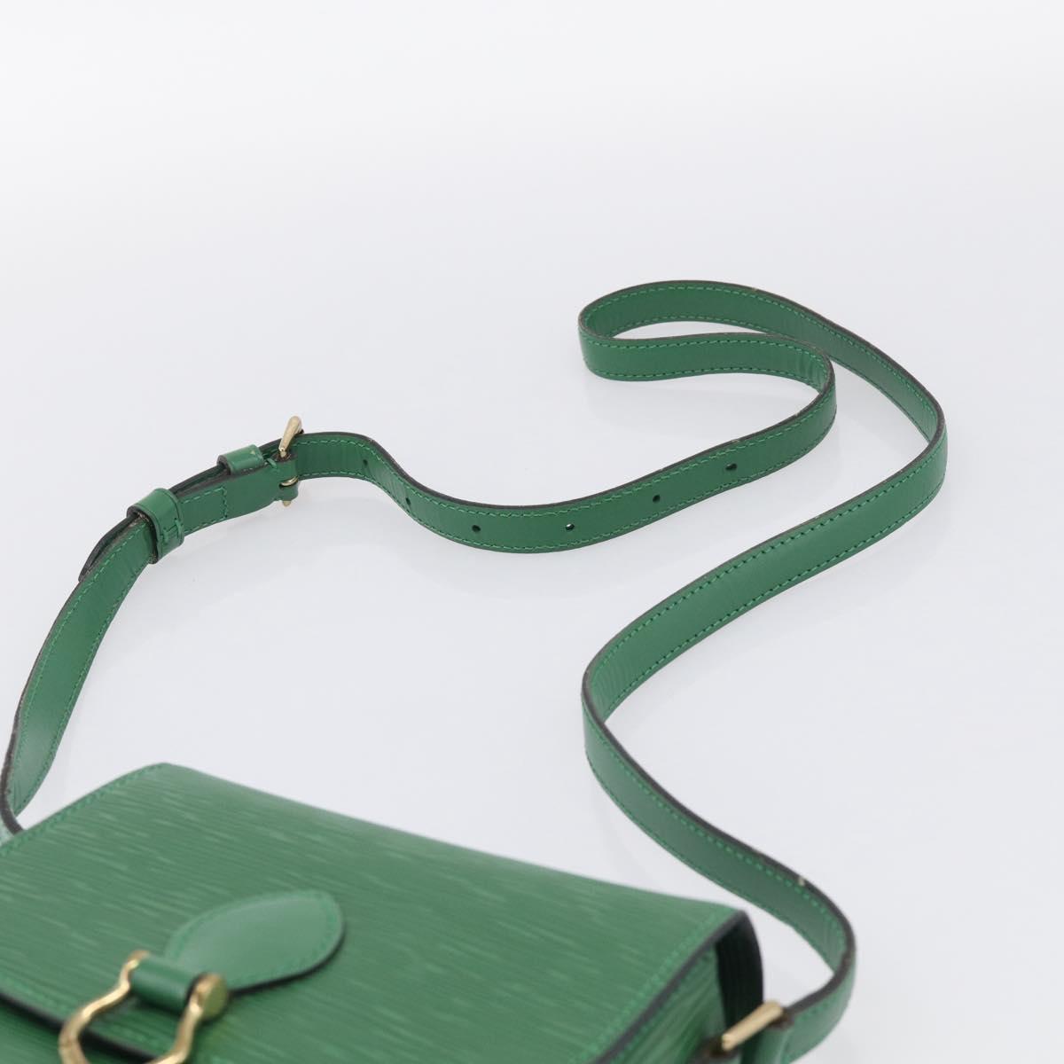 LOUIS VUITTON Epi Saint Cloud PM Shoulder Bag Green M52214 LV Auth 212967A