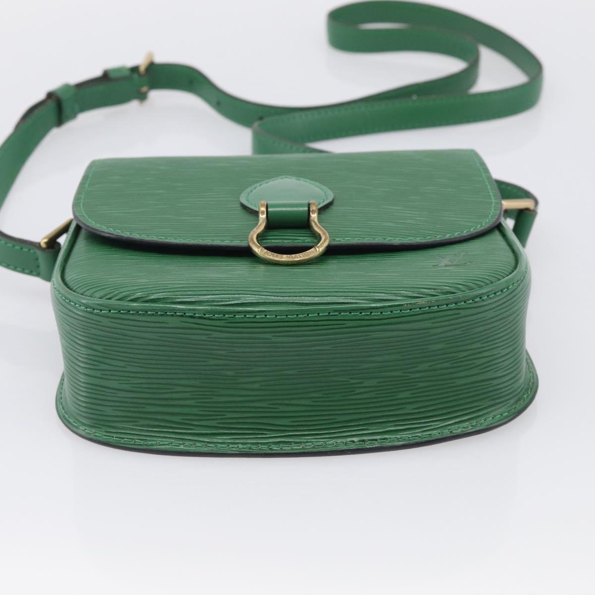 LOUIS VUITTON Epi Saint Cloud PM Shoulder Bag Green M52214 LV Auth 212967A