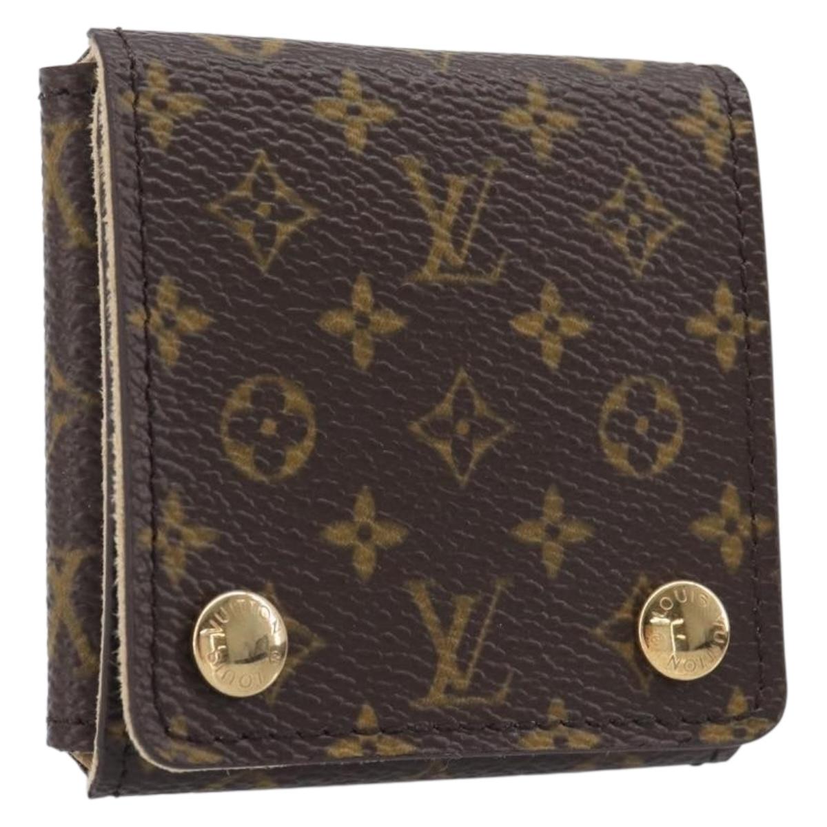 LOUIS VUITTON Monogram Jewelry Case Jewelry Box LV Auth 212979