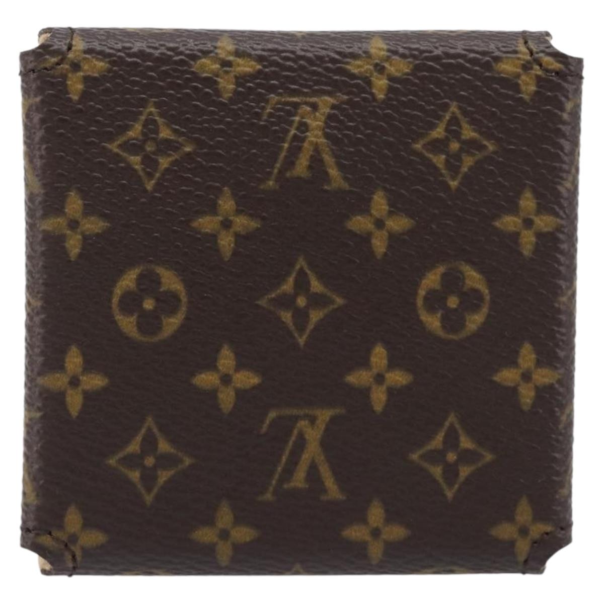 LOUIS VUITTON Monogram Jewelry Case Jewelry Box LV Auth 212979