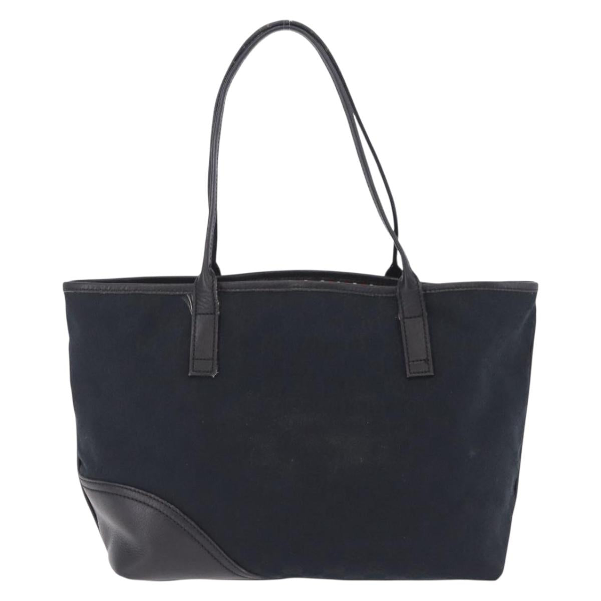 GUCCI GG Canvas Hand Bag Black Gold 169946 Auth 213000