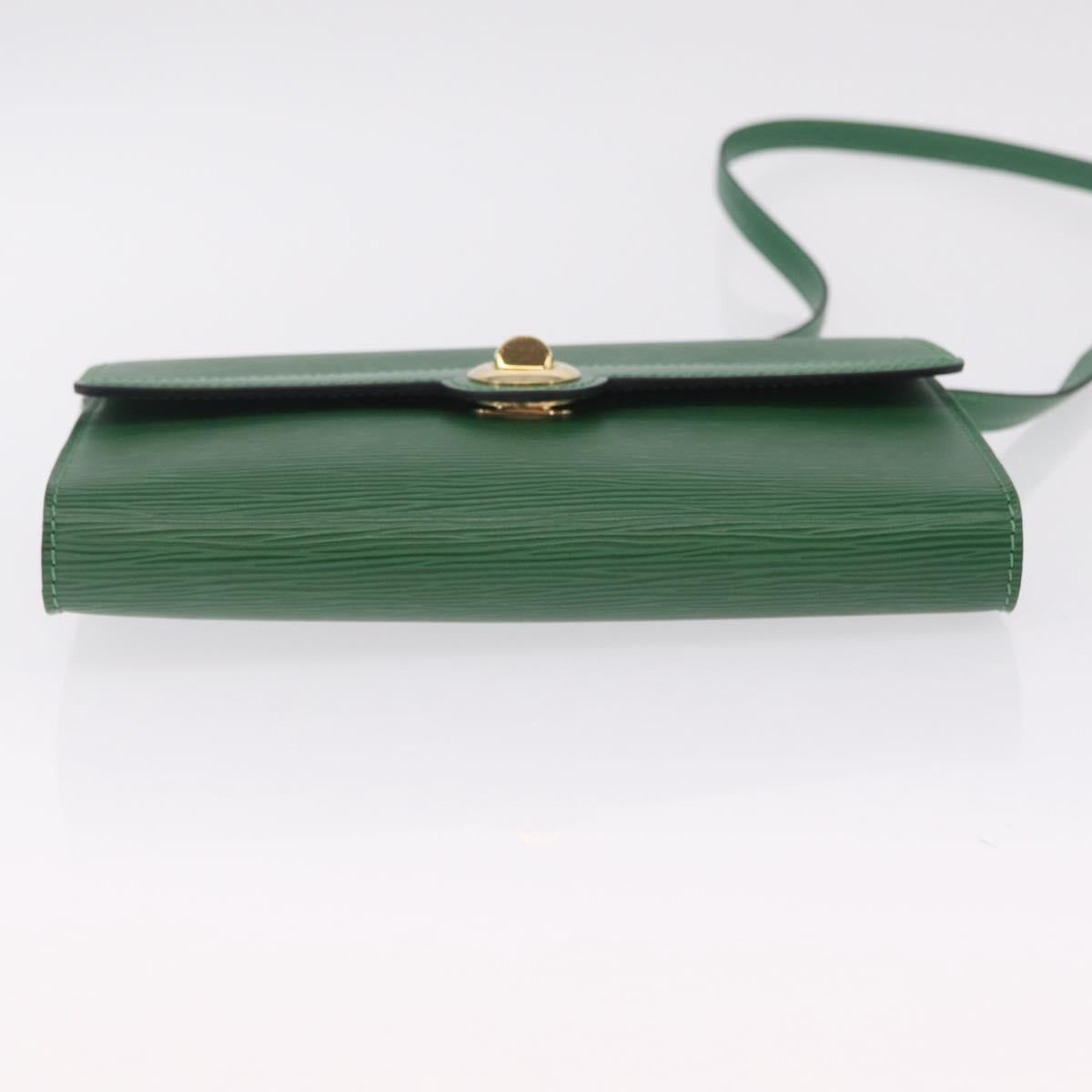 LOUIS VUITTON Epi Pochette Arche Shoulder Bag Green M52574 LV Auth 213006A