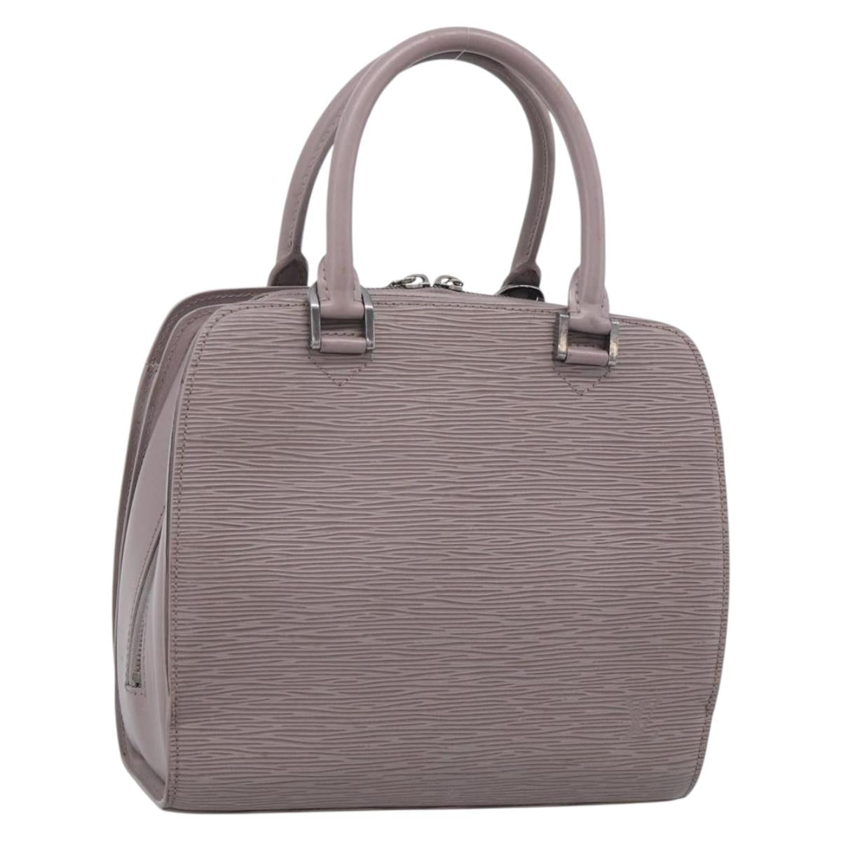 LOUIS VUITTON Epi Pont Neuf Hand Bag Lilac M5205B LV Auth 213010