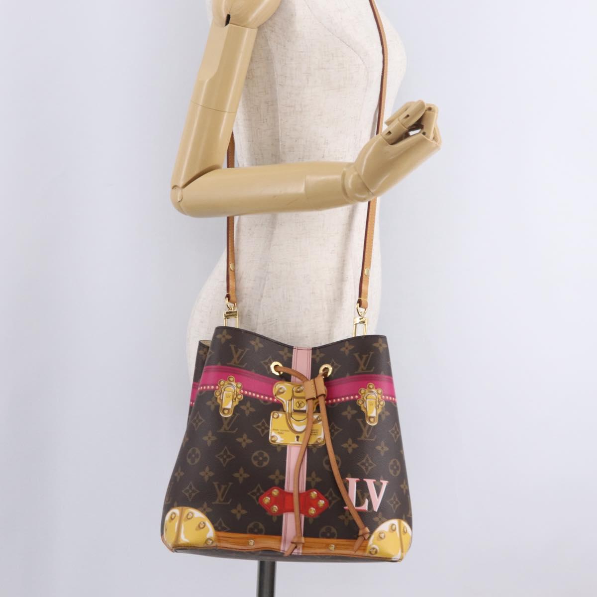 LOUIS VUITTON Monogram Neo Noe Summer Trunk Shoulder Bag M40649 LV Auth 213020V