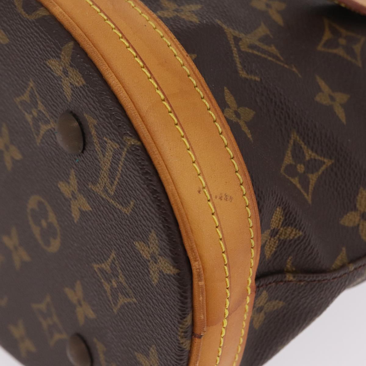 LOUIS VUITTON Monogram Bucket PM Shoulder Bag M42238 LV Auth 213022