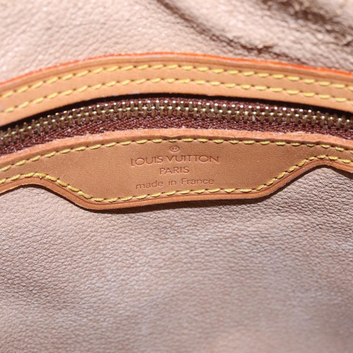 LOUIS VUITTON Monogram Bucket PM Shoulder Bag M42238 LV Auth 213022