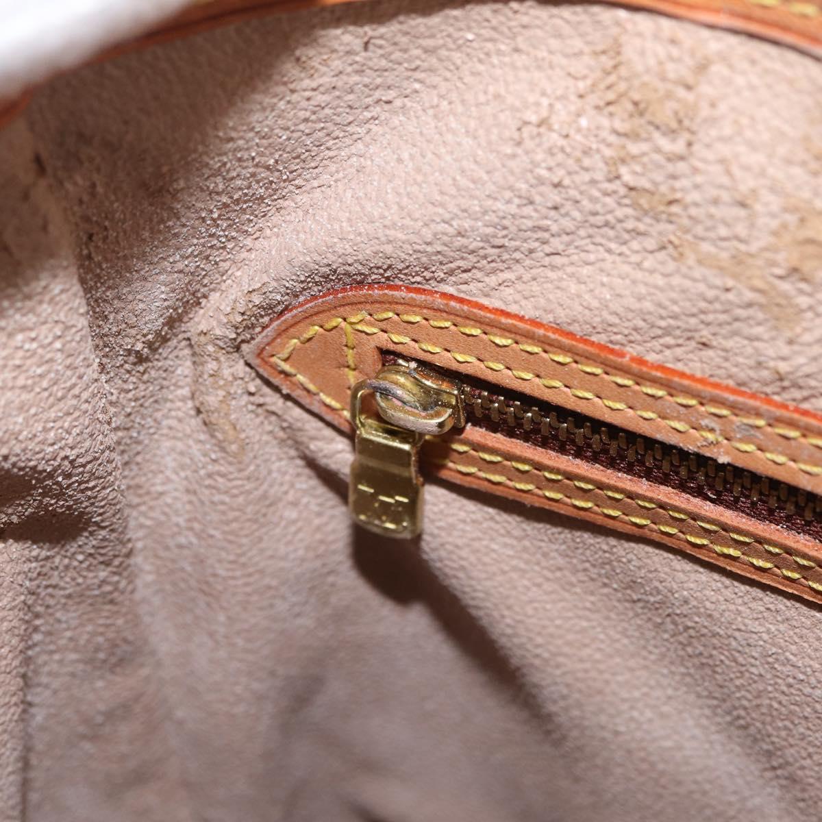 LOUIS VUITTON Monogram Bucket PM Shoulder Bag M42238 LV Auth 213022