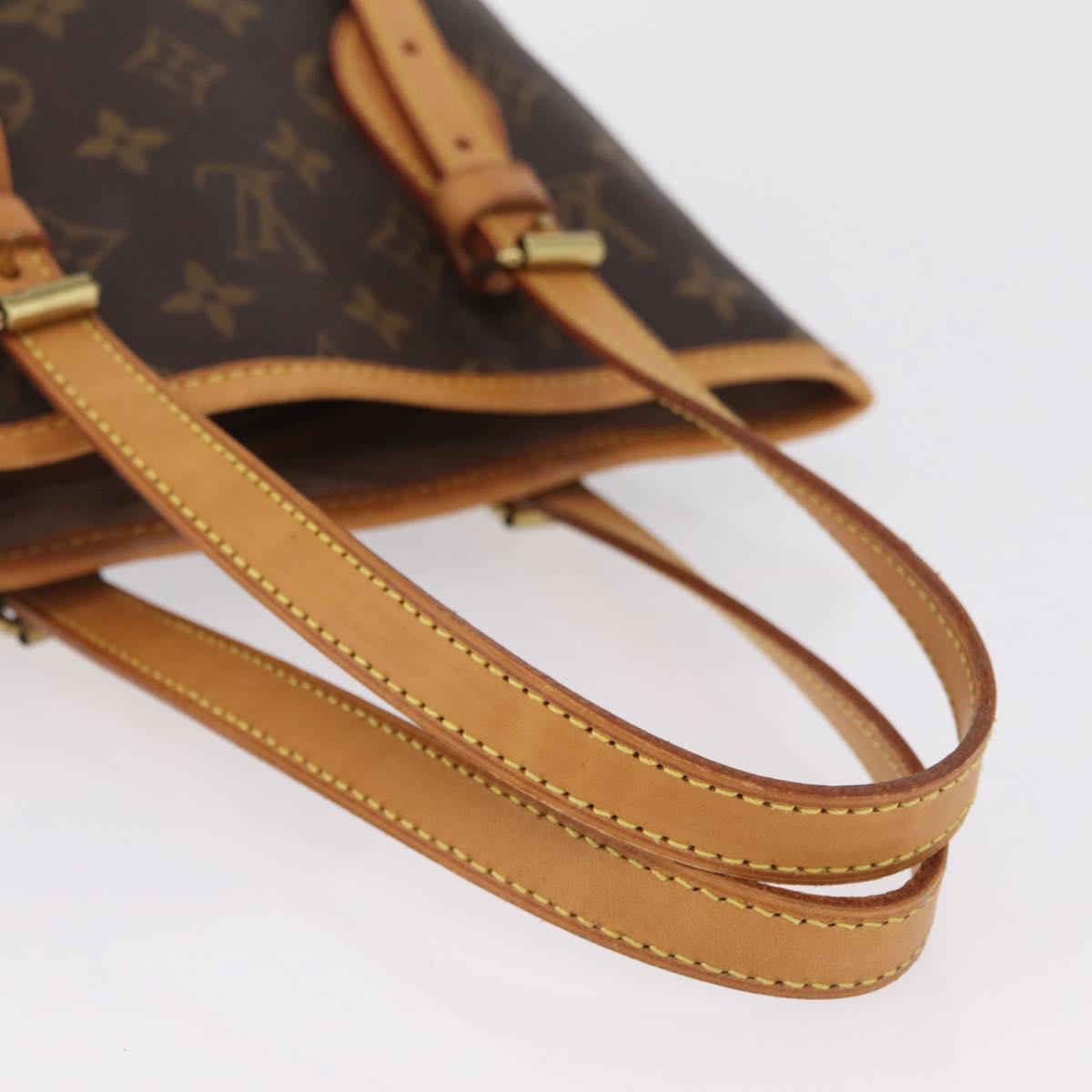 LOUIS VUITTON Monogram Bucket PM Shoulder Bag M42238 LV Auth 213022