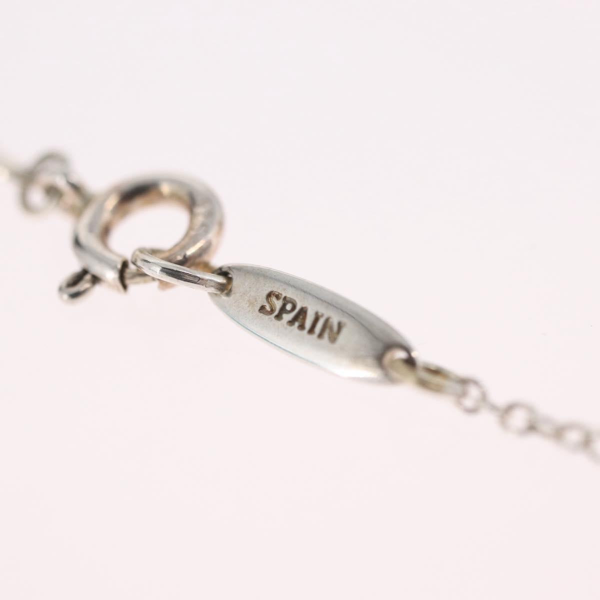 Tiffany & Co. Open Heart Necklace Ag925 Silver Auth 213039M