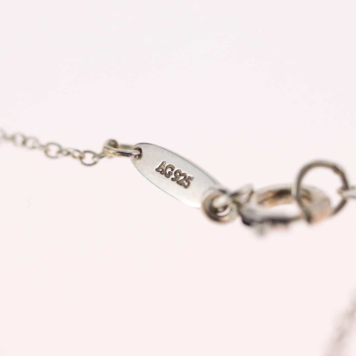 Tiffany & Co. Open Heart Necklace Ag925 Silver Auth 213039M