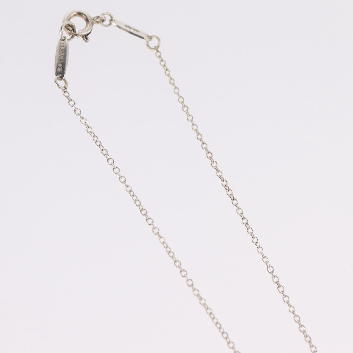 Tiffany & Co. Open Heart Necklace Ag925 Silver Auth 213039M