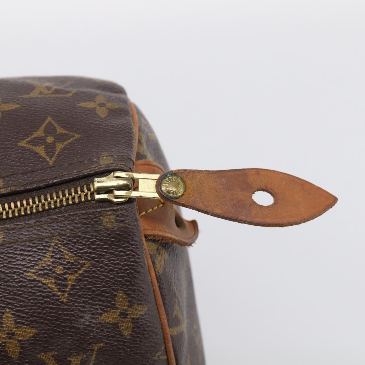 LOUIS VUITTON Monogram Speedy 30 Hand Bag M41526 LV Auth 213043