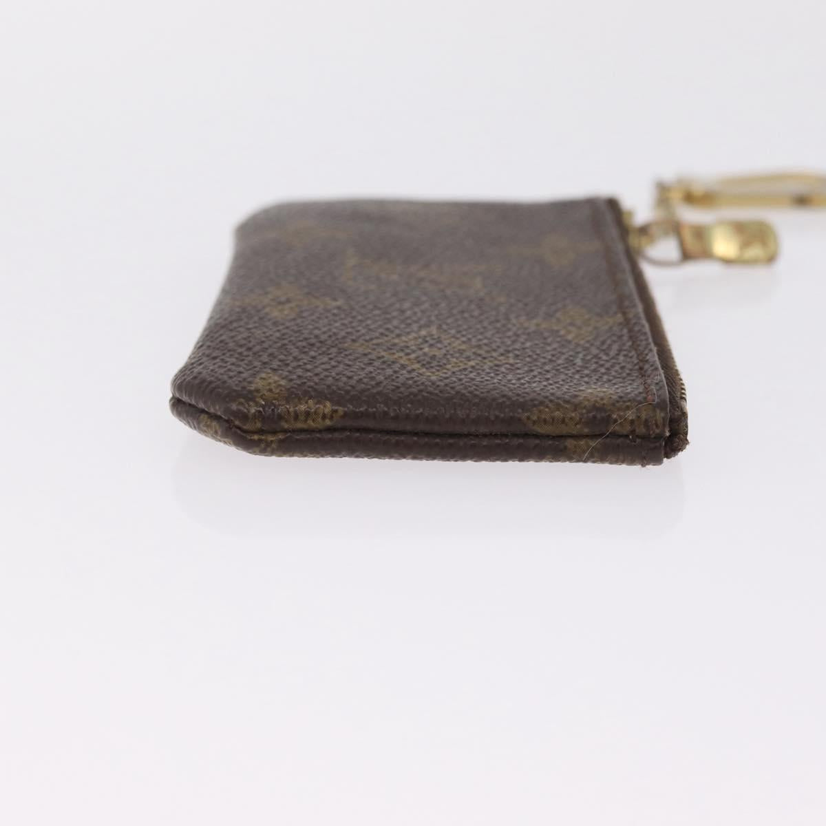 LOUIS VUITTON Monogram Pochette Cles Coin Purse M60033 LV Auth 213056