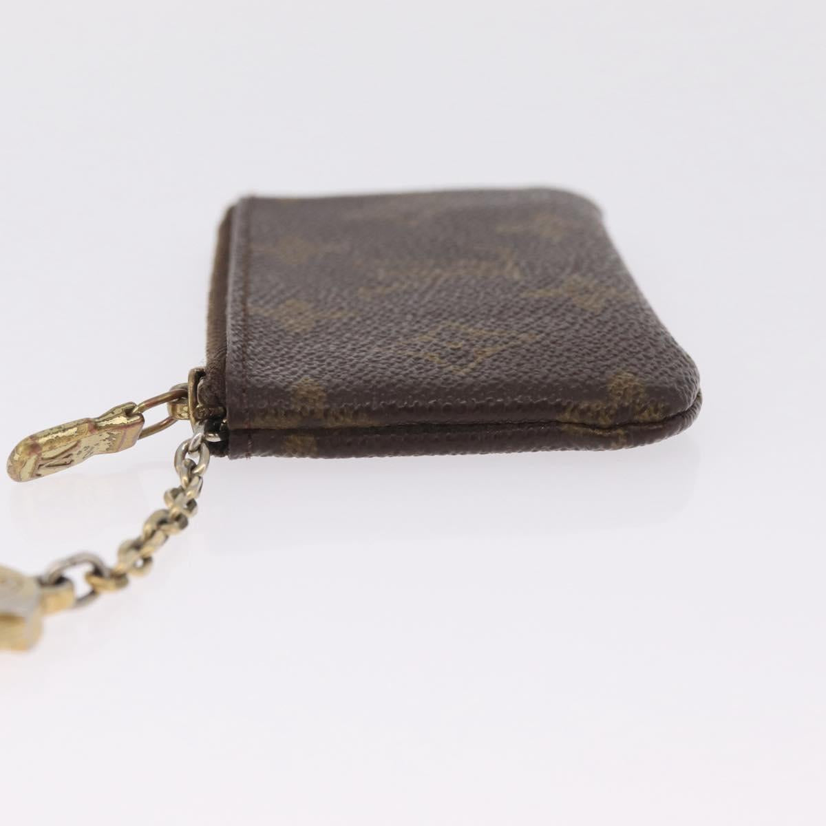 LOUIS VUITTON Monogram Pochette Cles Coin Purse M60033 LV Auth 213056