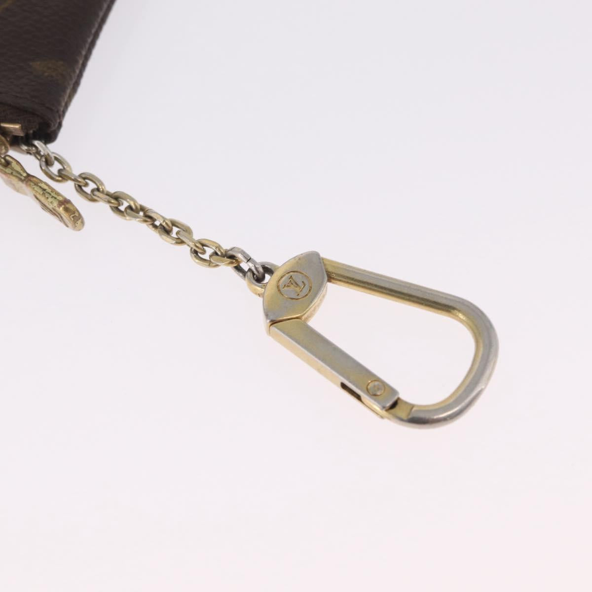LOUIS VUITTON Monogram Pochette Cles Coin Purse M60033 LV Auth 213056