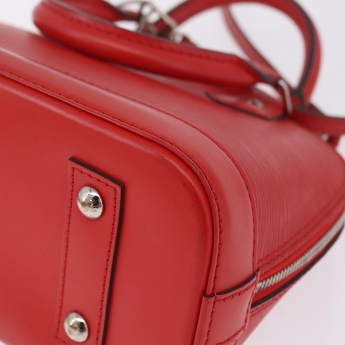 LOUIS VUITTON Epi Alma BB Hand Bag 2way Red Carmine M40850 LV Auth 213059V