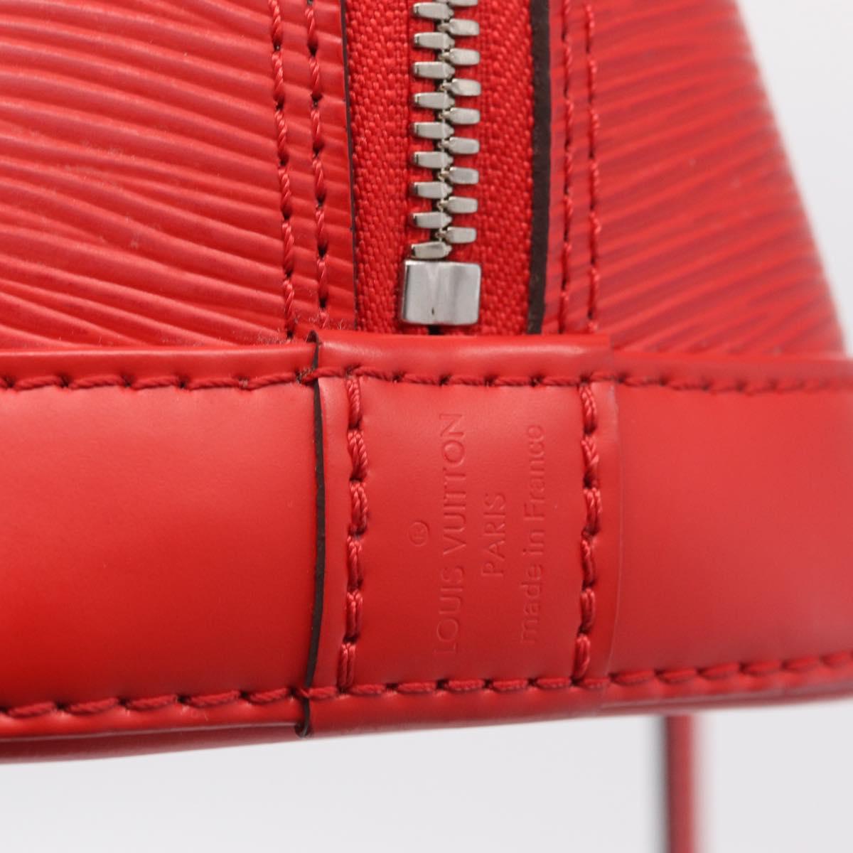 LOUIS VUITTON Epi Alma BB Hand Bag 2way Red Carmine M40850 LV Auth 213059V