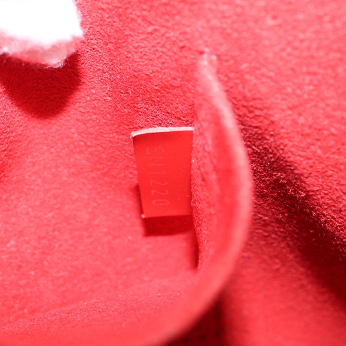 LOUIS VUITTON Epi Alma BB Hand Bag 2way Red Carmine M40850 LV Auth 213059V