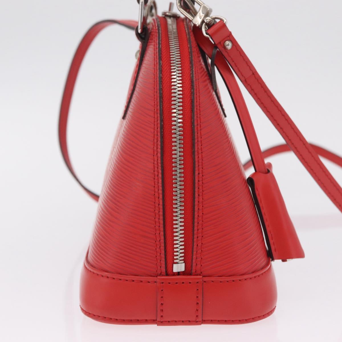 LOUIS VUITTON Epi Alma BB Hand Bag 2way Red Carmine M40850 LV Auth 213059V