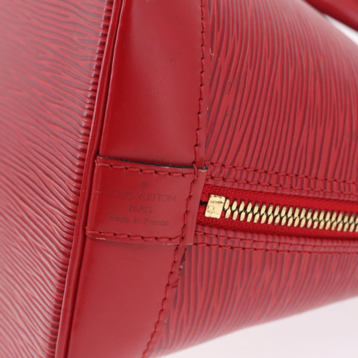 LOUIS VUITTON Epi Alma Hand Bag Castilian Red M52147 LV Auth 213072