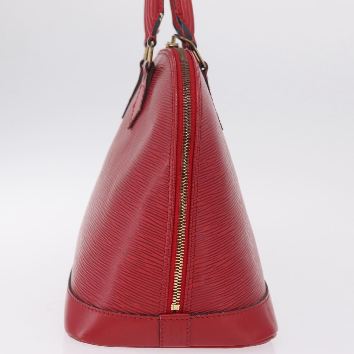 LOUIS VUITTON Epi Alma Hand Bag Castilian Red M52147 LV Auth 213072
