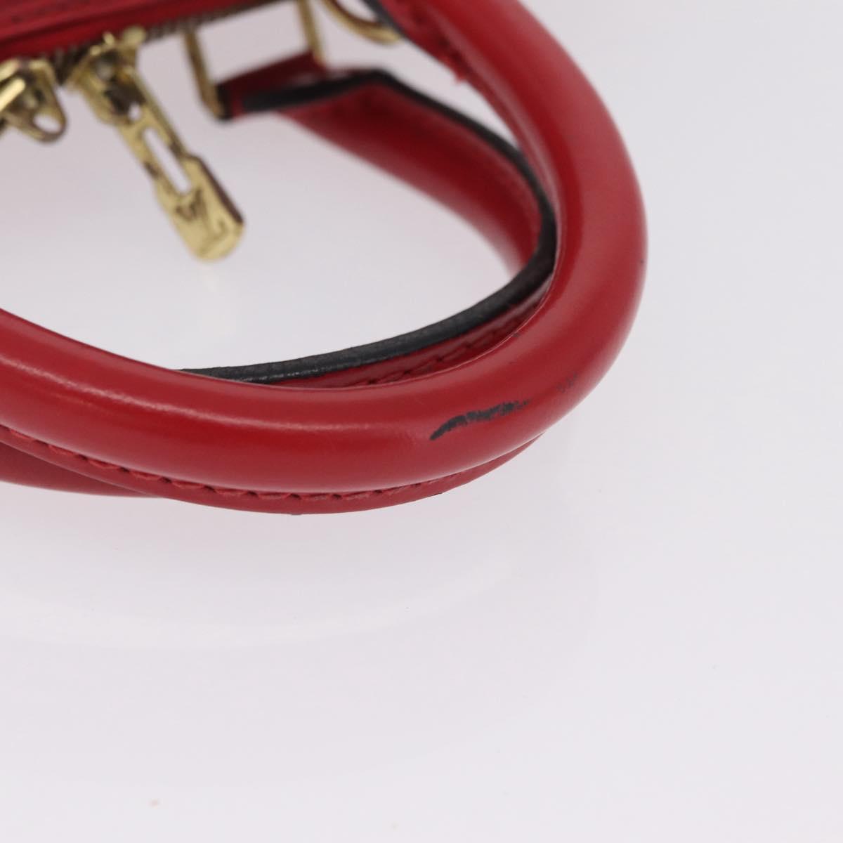 LOUIS VUITTON Epi Alma Hand Bag Castilian Red M52147 LV Auth 213072