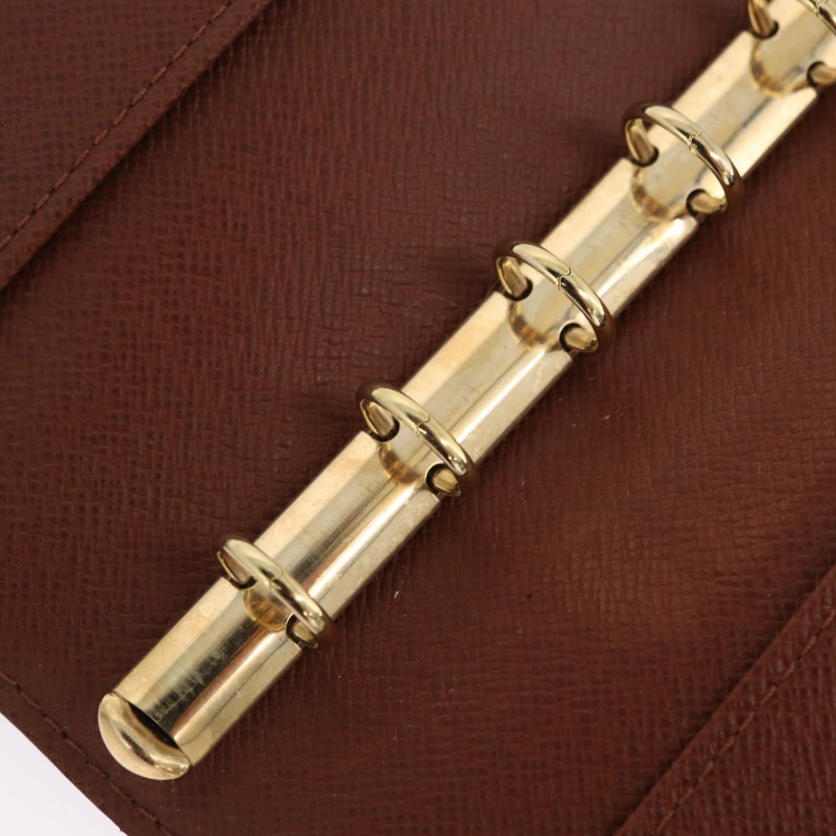 LOUIS VUITTON Monogram Agenda PM Day Planner Cover R20005 LV Auth 213134M