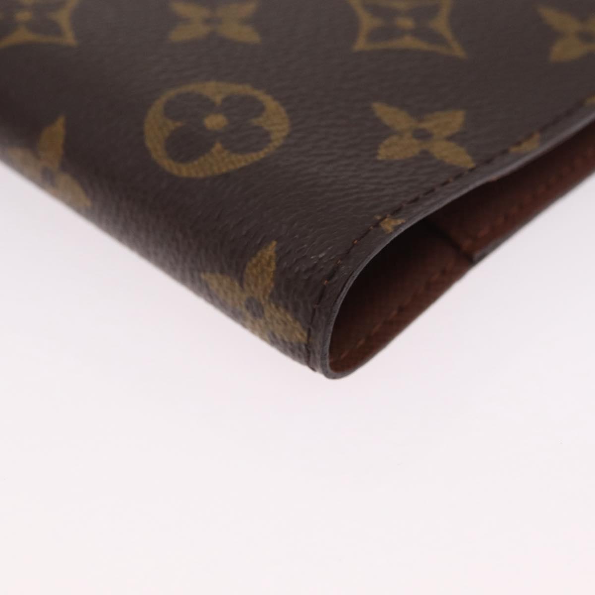 LOUIS VUITTON Monogram Agenda PM Day Planner Cover R20005 LV Auth 213134M