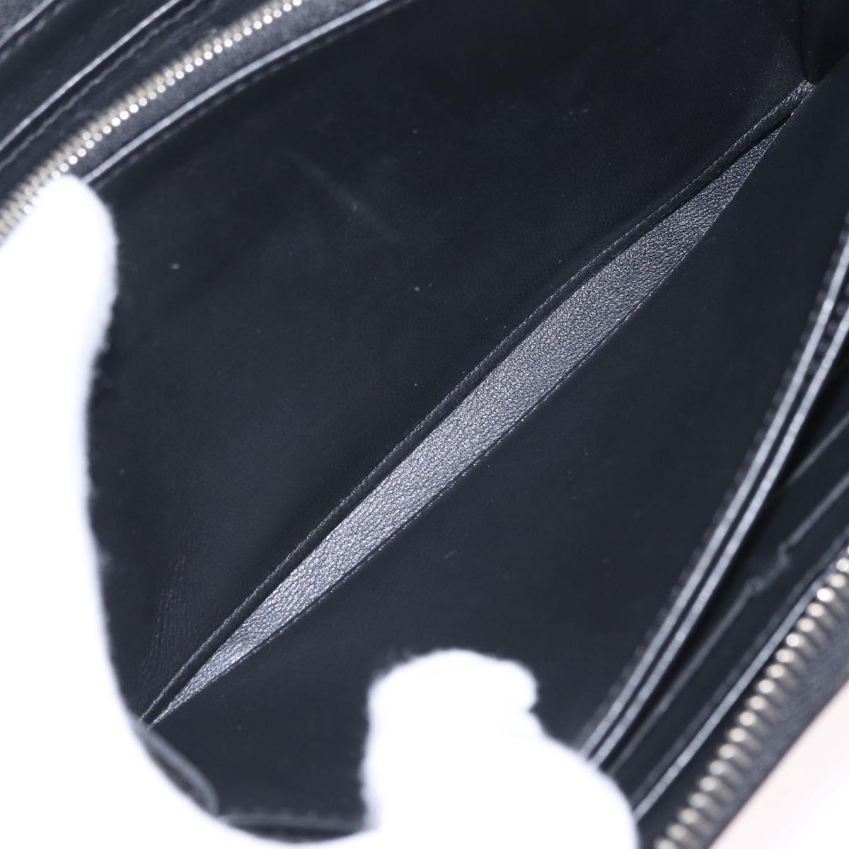 LOUIS VUITTON Monogram Mahina Zippy Long Wallet Black M61867 LV Auth 213136M