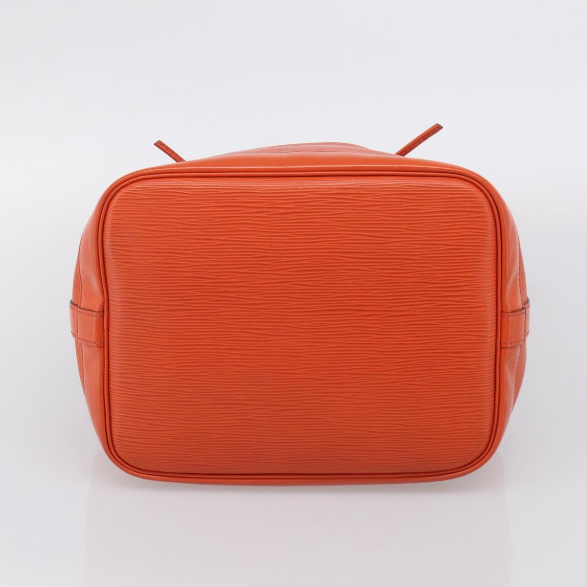 LOUIS VUITTON Epi Petit Noe Shoulder Bag Orange Pimon LV Auth 213161A