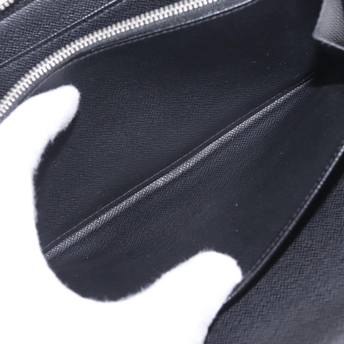 LOUIS VUITTON Damier Graphite Zippy Organizer Long Wallet N63077 LV Auth 213172M