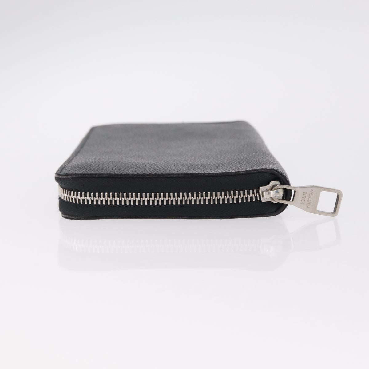LOUIS VUITTON Damier Graphite Zippy Organizer Long Wallet N63077 LV Auth 213172M