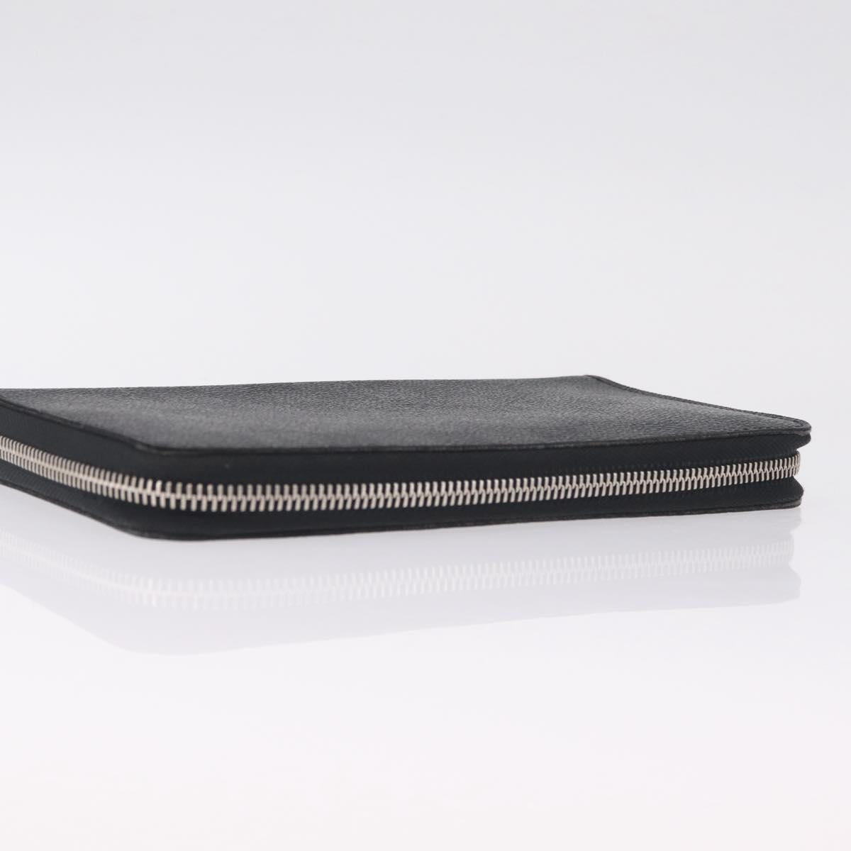 LOUIS VUITTON Damier Graphite Zippy Organizer Long Wallet N63077 LV Auth 213172M