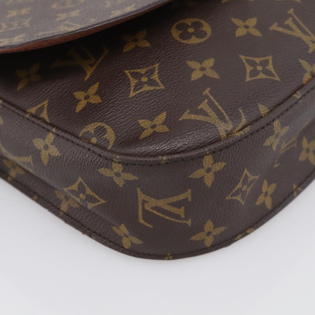 LOUIS VUITTON Monogram Saint Cloud GM Shoulder Bag M51242 LV Auth 213182