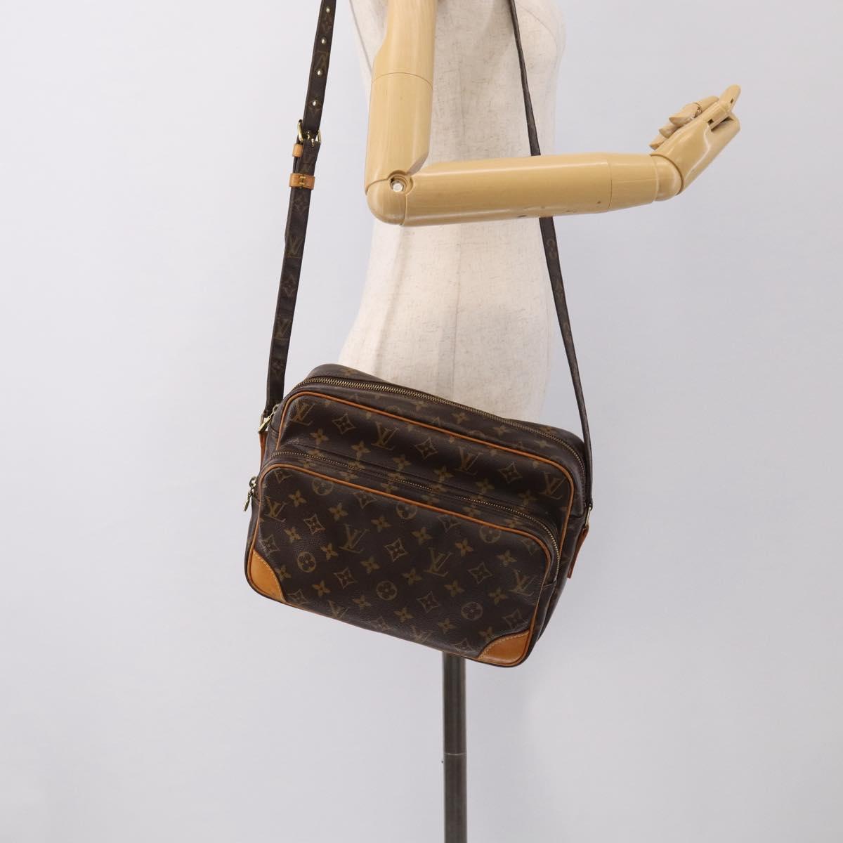 LOUIS VUITTON Monogram Nile Shoulder Bag M45244 LV Auth 213190A