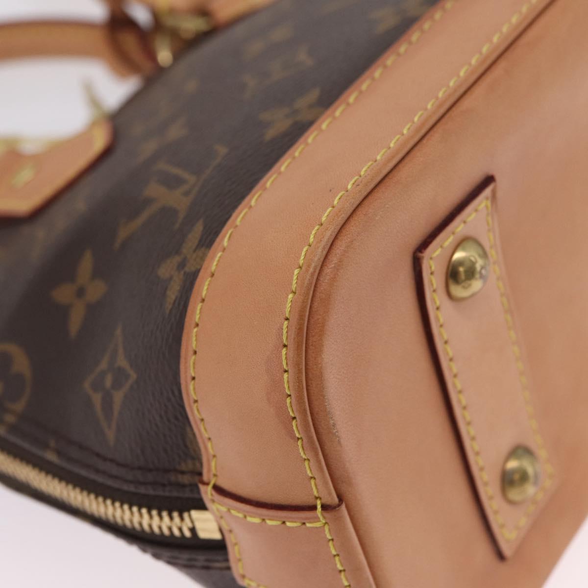 LOUIS VUITTON Monogram Alma BB Hand Bag 2way M53152 LV Auth 213191V