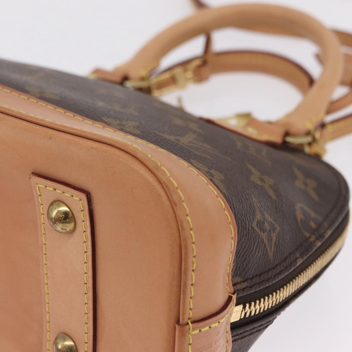 LOUIS VUITTON Monogram Alma BB Hand Bag 2way M53152 LV Auth 213191V