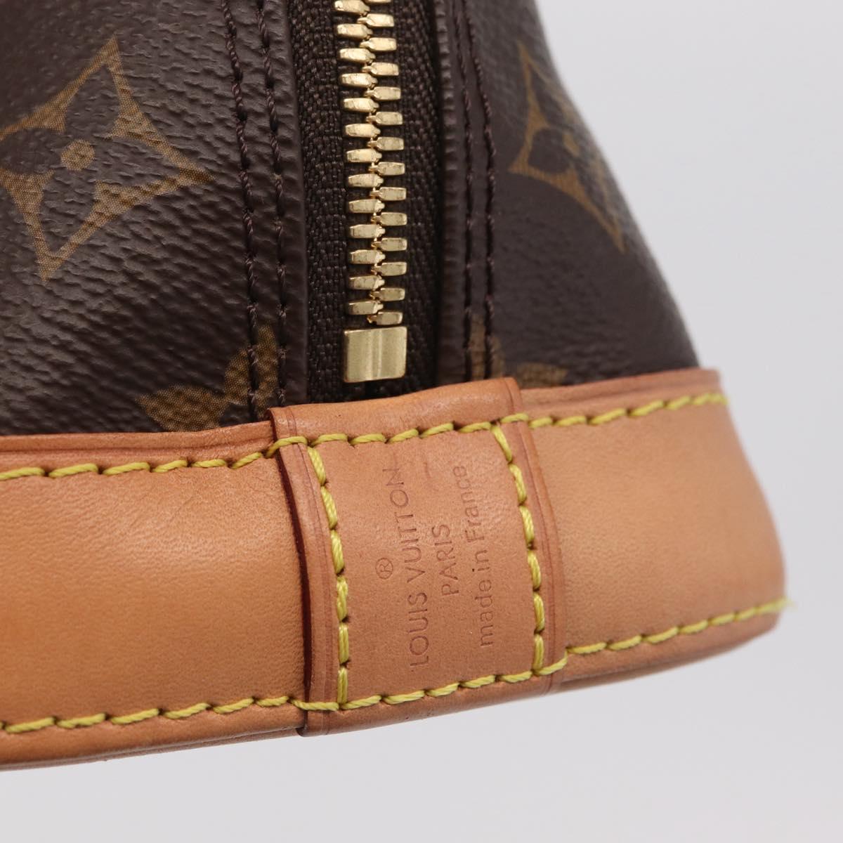 LOUIS VUITTON Monogram Alma BB Hand Bag 2way M53152 LV Auth 213191V